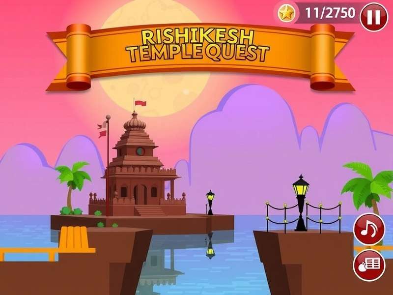 Explore the ancient temples in Rishikesh Temple Quest Rishikesh Temple Quest Game Screenshot